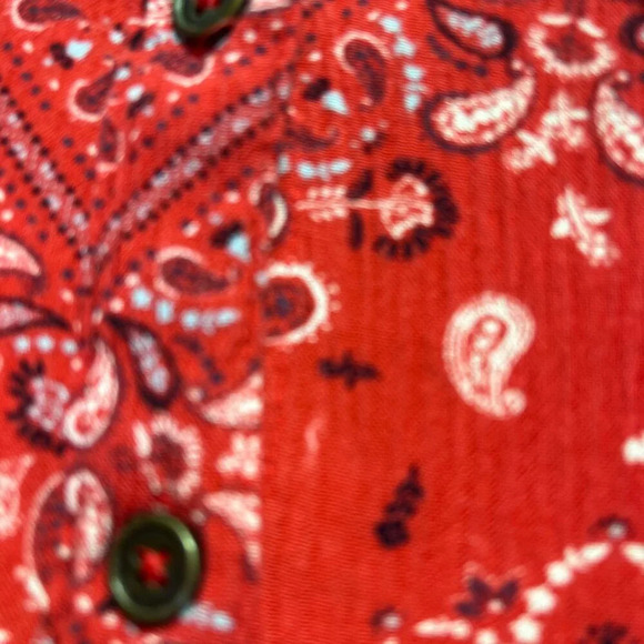 MUDD Bandana Print Red Dress Size XS - Picture 4 of 13